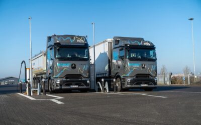 Mercedes-Benz  faz teste do padrão Megawatt Charging System (MCS) com eActros 600